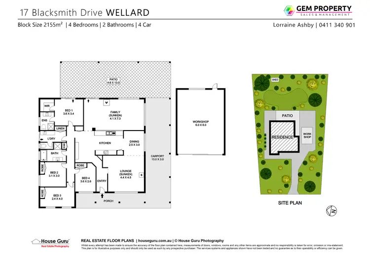 Floorplan of Homely house listing, 17 Blacksmith Drive, Wellard WA 6170