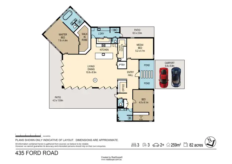 Floorplan of Homely rural property listing, 435 Ford Road, Priestdale QLD 4127