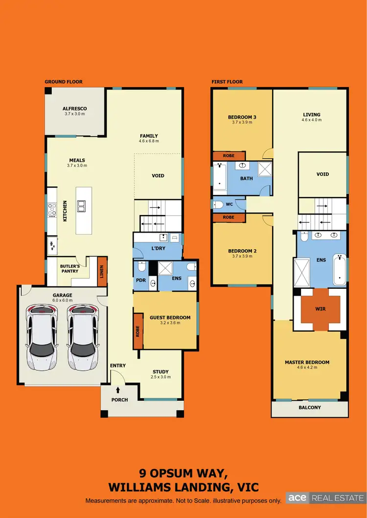 Floorplan of Homely house listing, 9 Opsum Way, Williams Landing VIC 3027
