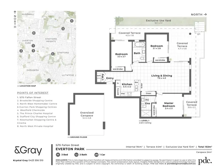 Floorplan of Homely apartment listing, 5/15 Fallon St, Everton Park QLD 4053