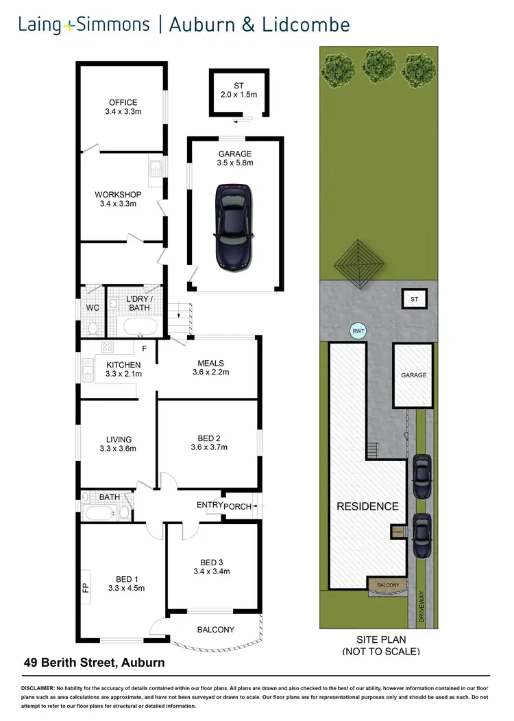 Floorplan of Homely house listing, 49 Berith St, Auburn NSW 2144