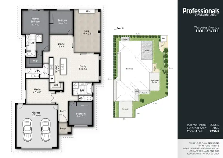 Floorplan of Homely house listing, 17A Lotus Avenue, Hollywell QLD 4216