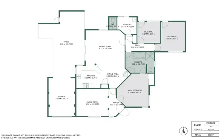 Floorplan of Homely house listing, 1/13 Lorikeet Loop, Broadwater WA 6280