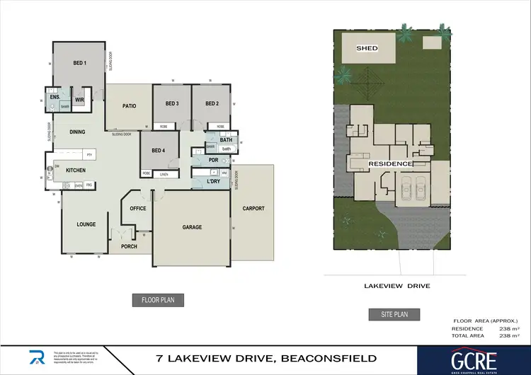 Floorplan of Homely house listing, 7 Lakeview Drive, Beaconsfield QLD 4740