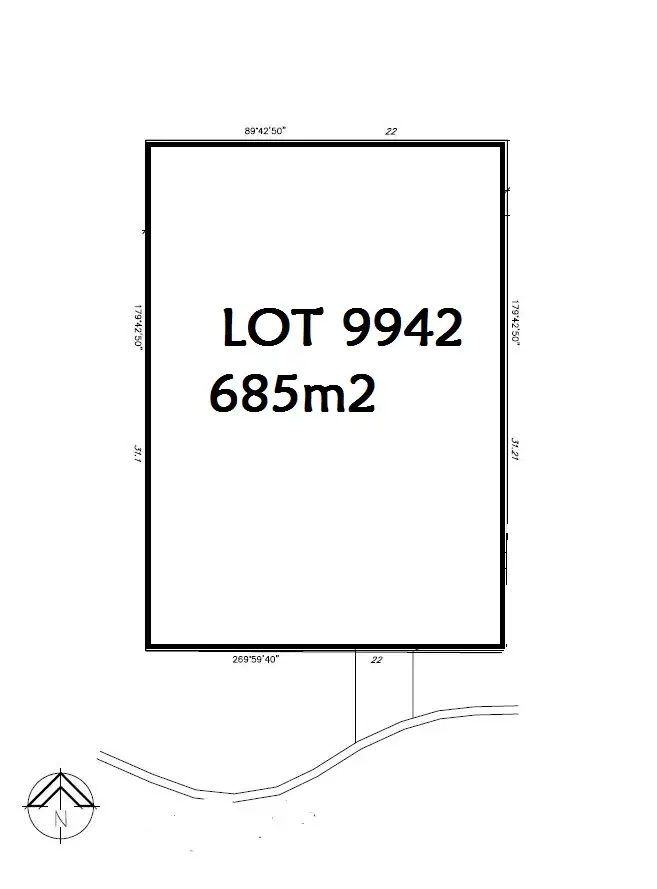 Floorplan of Homely land listing, 38 Deane Crescent, Rosebery NT 832