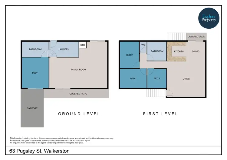 Floorplan of Homely house listing, 63 Pugsley Street, Walkerston QLD 4751