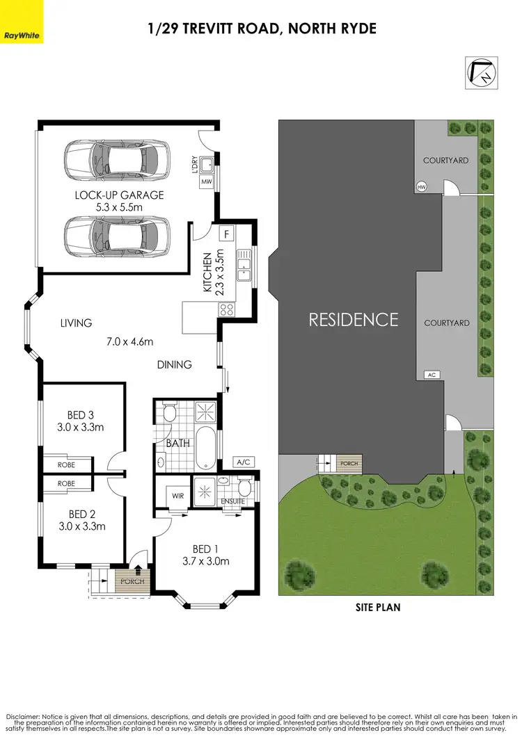 Floorplan of Homely villa listing, 1/29 Trevitt Road, North Ryde NSW 2113