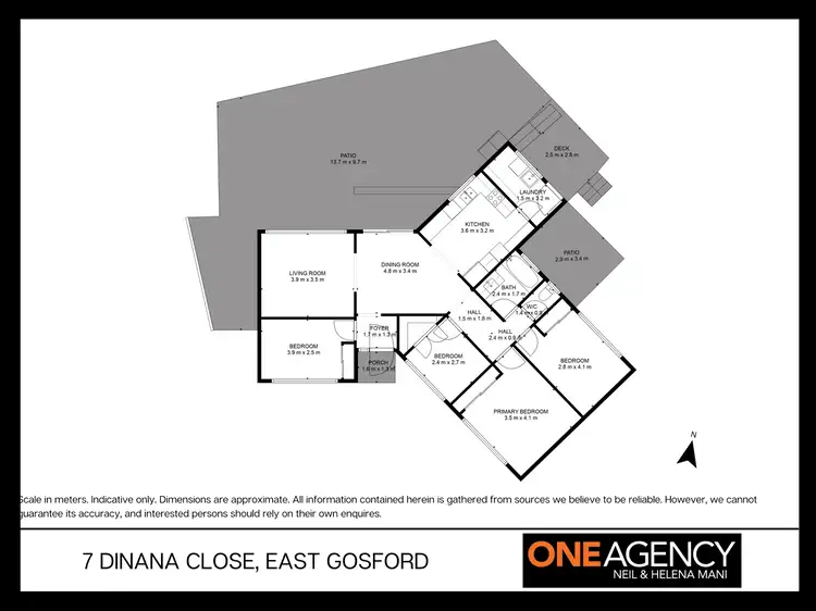 Floorplan of Homely house listing, 7 Diana Street, East Gosford NSW 2250