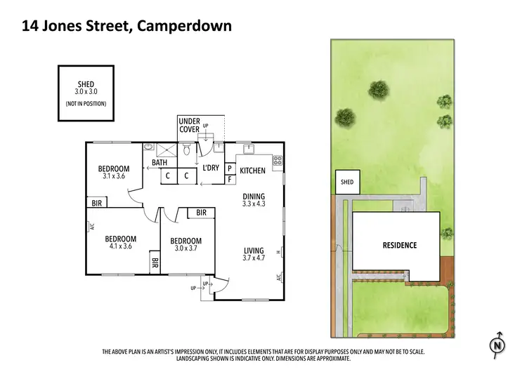 Floorplan of Homely house listing, 14 Jones Street, Camperdown VIC 3260
