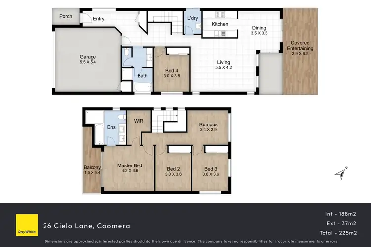 Floorplan of Homely house listing, 26 Cielo Lane, Coomera QLD 4209