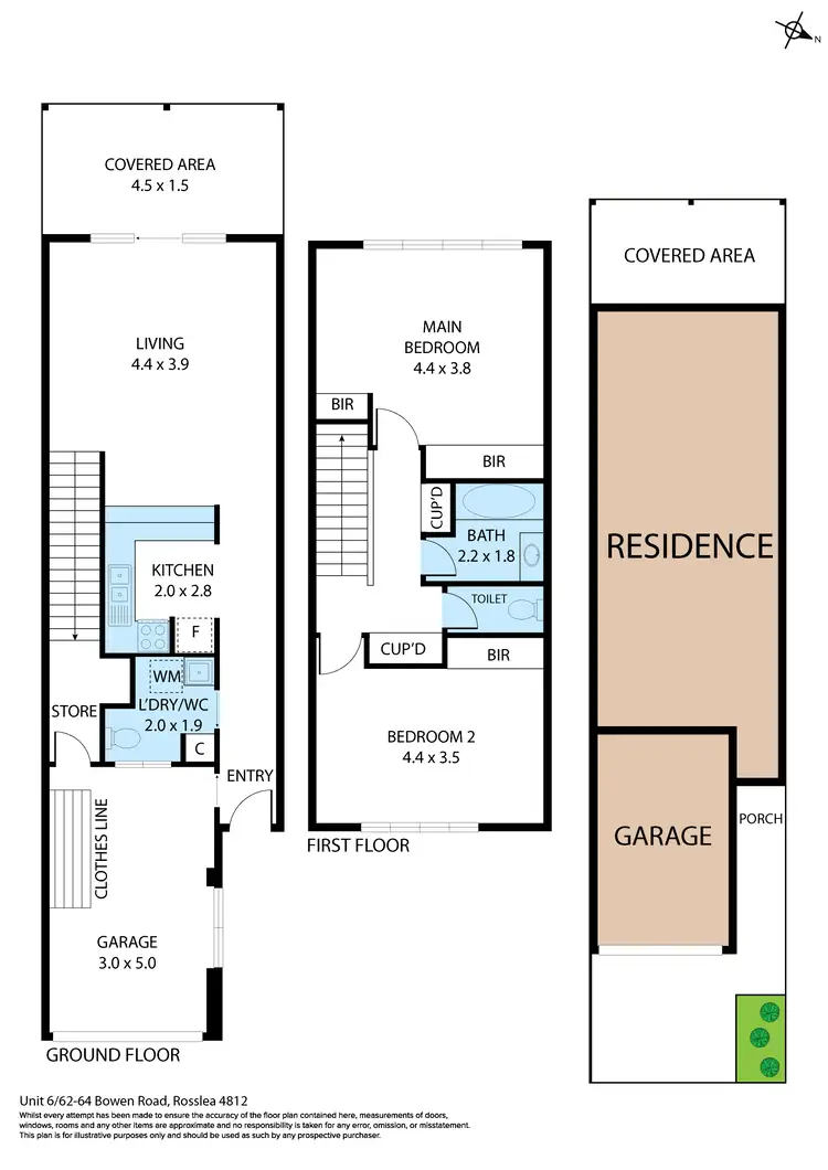 Floorplan of Homely house listing, 6/62-64 Bowen Road, Rosslea QLD 4812