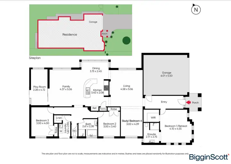 Floorplan of Homely house listing, 6 Kerlin Crescent, Tarneit VIC 3029