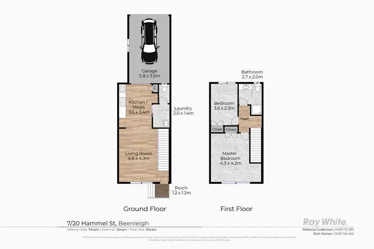 Floorplan of Homely townhouse listing, 7/20-26 Hammel Street, Beenleigh QLD 4207