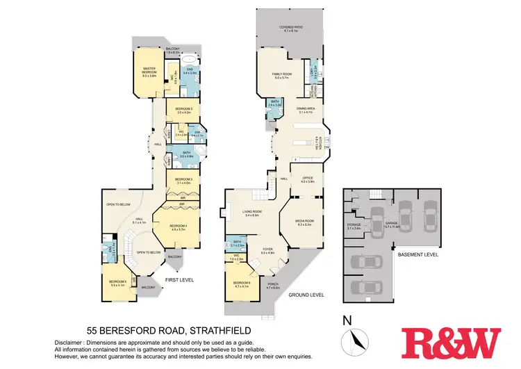 Floorplan of Homely house listing, 55 Beresford Road, Strathfield NSW 2135