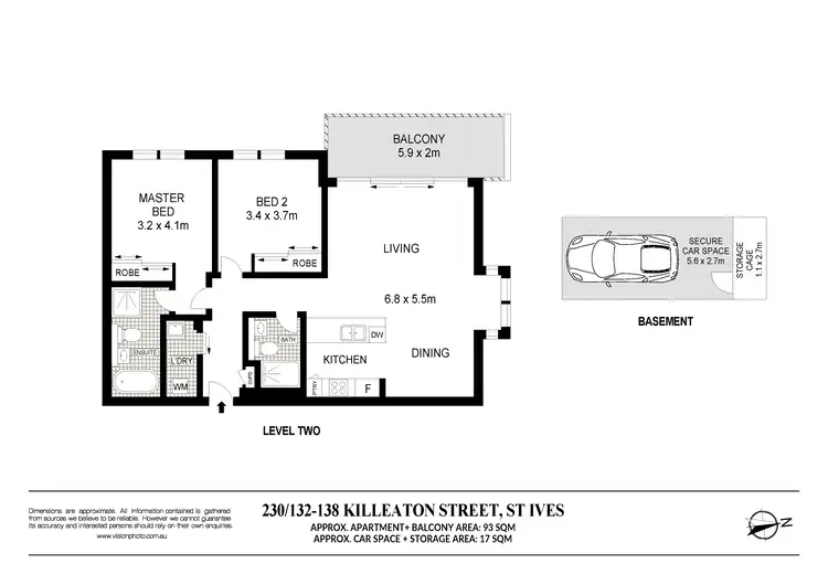 Floorplan of Homely apartment listing, 230/132-138 Killeaton Street, St Ives NSW 2075