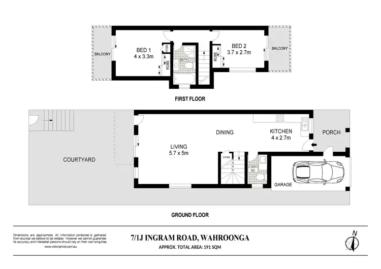 Floorplan of Homely townhouse listing, 7/1J Ingram Road, Wahroonga NSW 2076