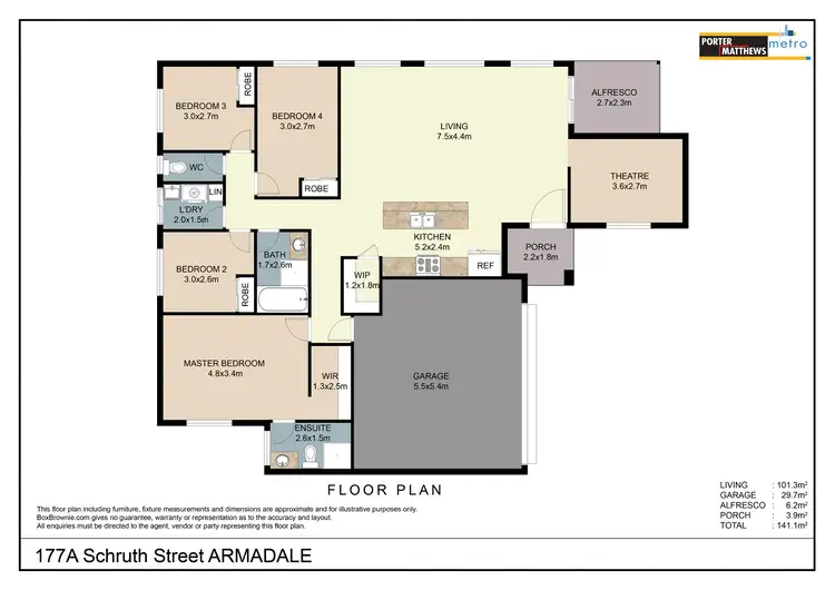 Floorplan of Homely house listing, 177A Schruth Street, Armadale WA 6112