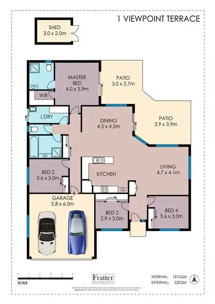 Floorplan of Homely house listing, 1 Viewpoint Terrace, Idalia QLD 4811