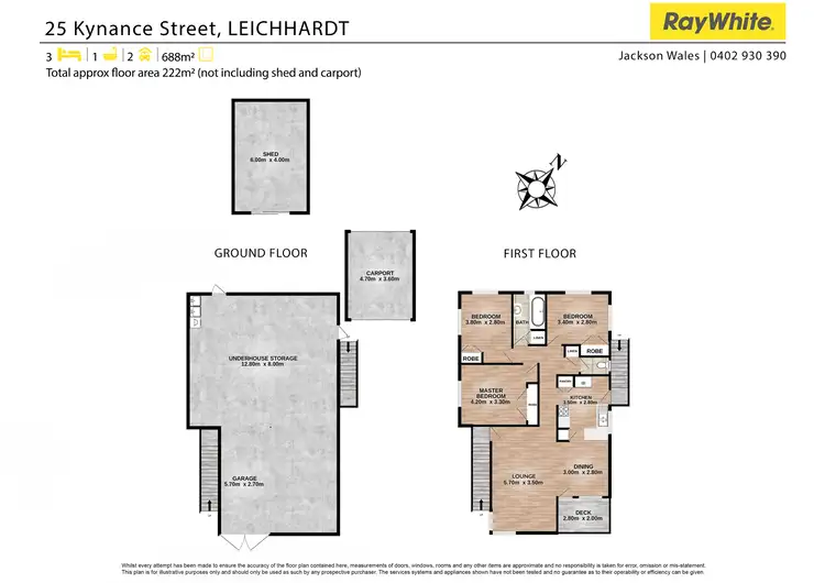 Floorplan of Homely house listing, 25 Kynance Street, Leichhardt QLD 4305