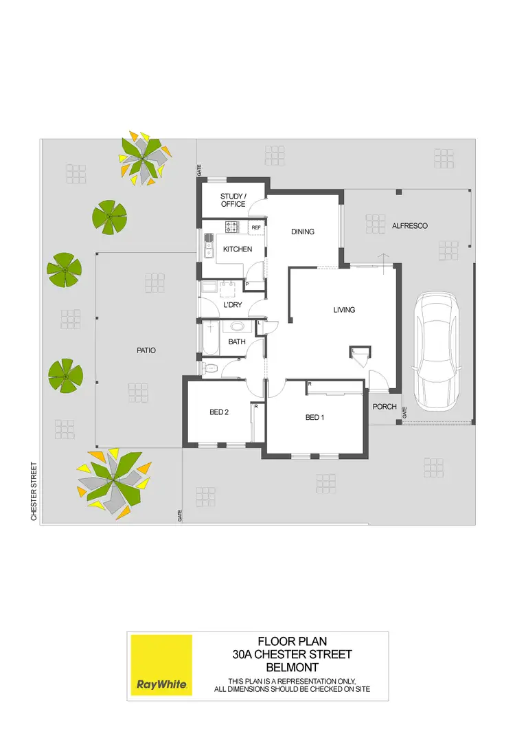 Floorplan of Homely unit listing, 30A Chester Street, Belmont WA 6104