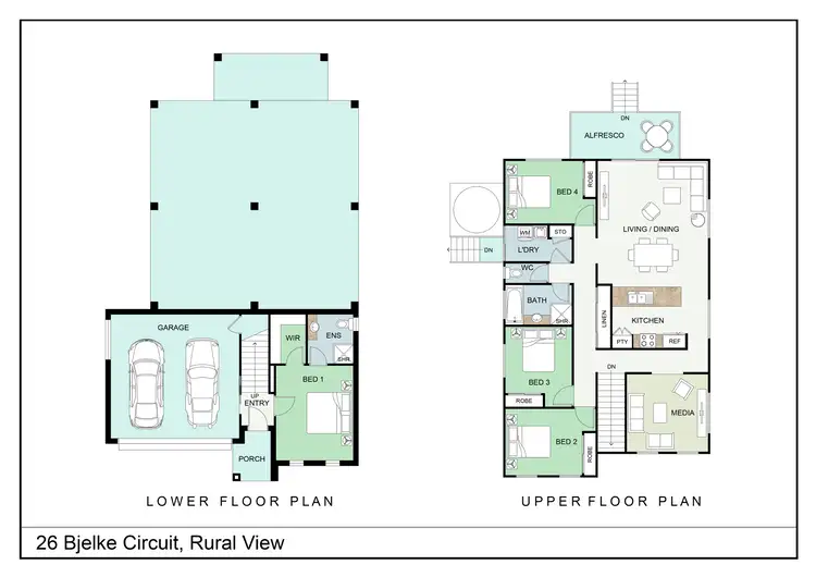 Floorplan of Homely house listing, 26 Bjelke Circuit, Rural View QLD 4740