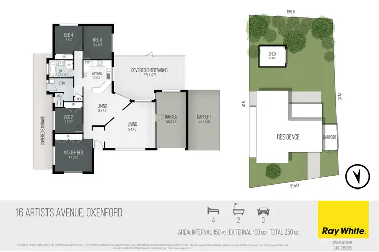 Floorplan of Homely house listing, 16 Artists Avenue, Oxenford QLD 4210
