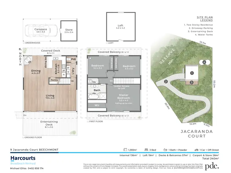Floorplan of Homely house listing, 9 Jacaranda Court, Beechmont QLD 4211