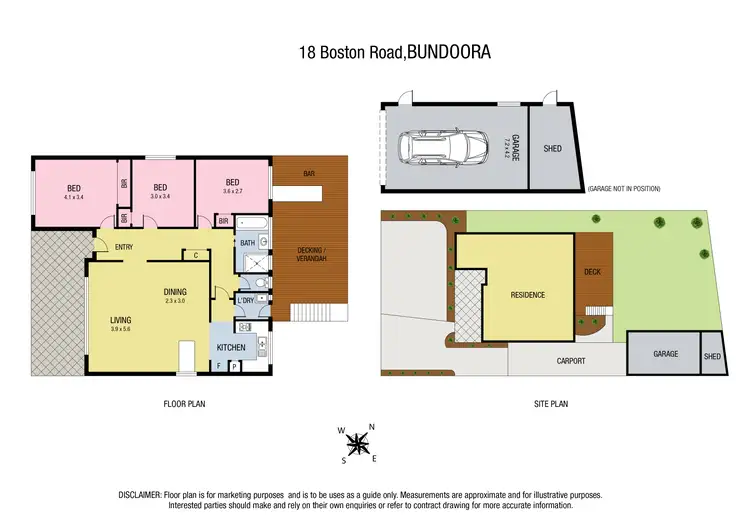 Floorplan of Homely house listing, 18 Boston Road, Bundoora VIC 3083