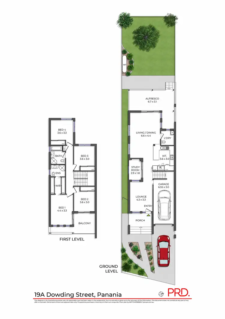 Floorplan of Homely house listing, 19a Dowding Street, Panania NSW 2213