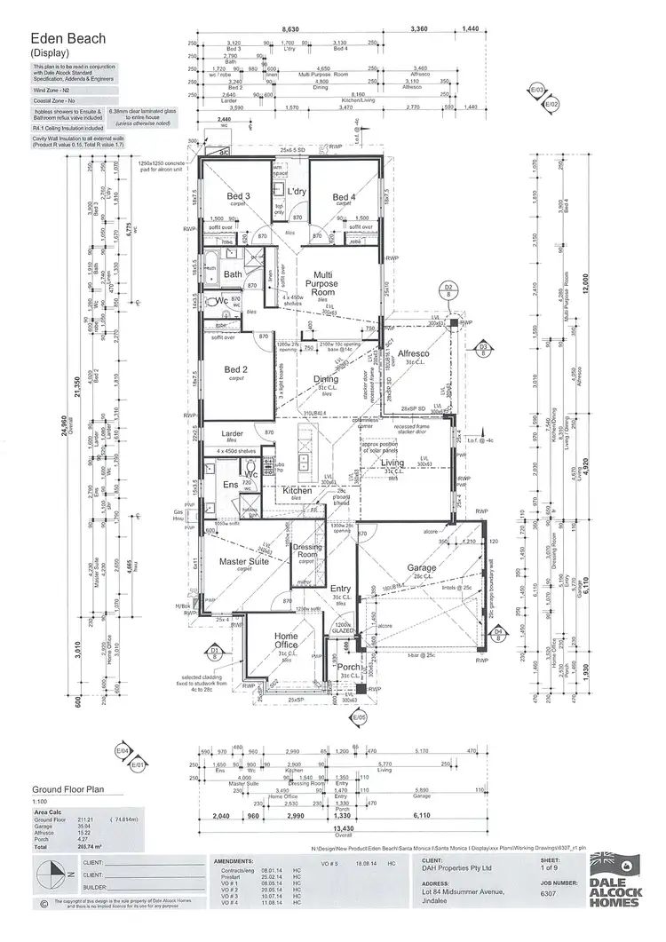 Floorplan of Homely house listing, 32 Midsummer Avenue, Jindalee WA 6036