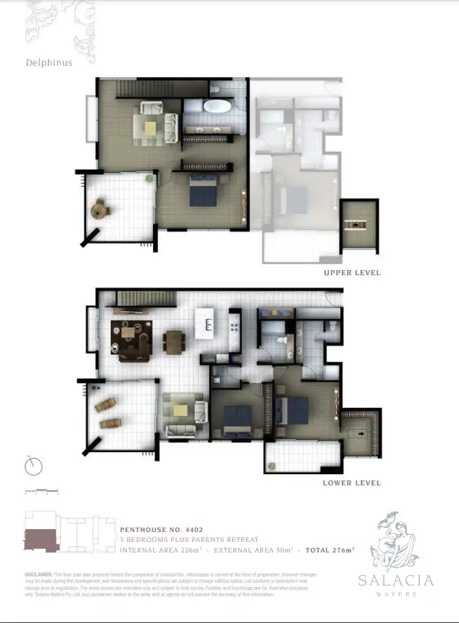Floorplan of Homely apartment listing, 4402/2 Sunset Avenue, Paradise Point QLD 4216