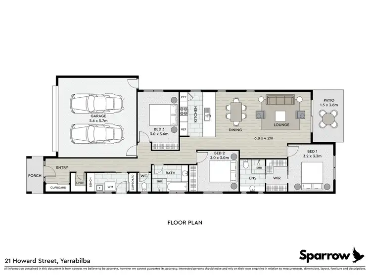 Floorplan of Homely house listing, 21 Howard Street, Yarrabilba QLD 4207