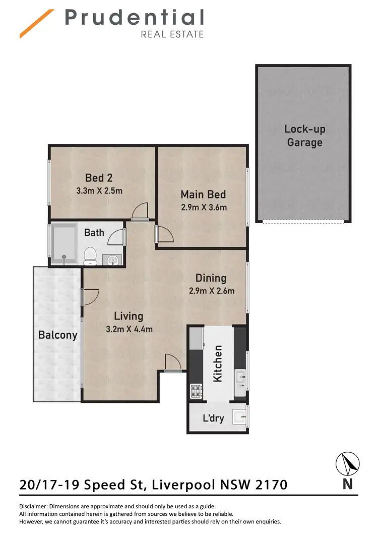Floorplan of Homely unit listing, 20/17-19 Speed Street, Liverpool NSW 2170