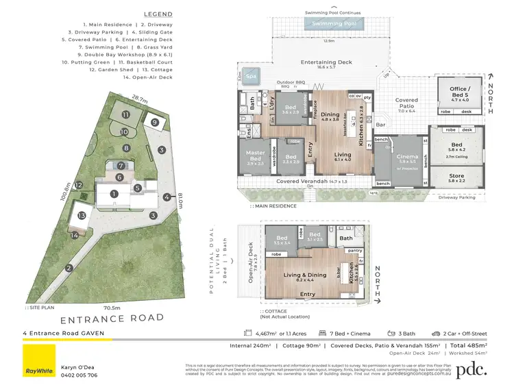Floorplan of Homely house listing, 4 Entrance Road, Gaven QLD 4211