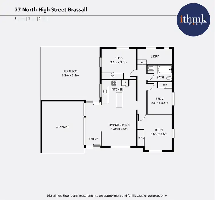 Floorplan of Homely house listing, 77 North High Street, Brassall QLD 4305