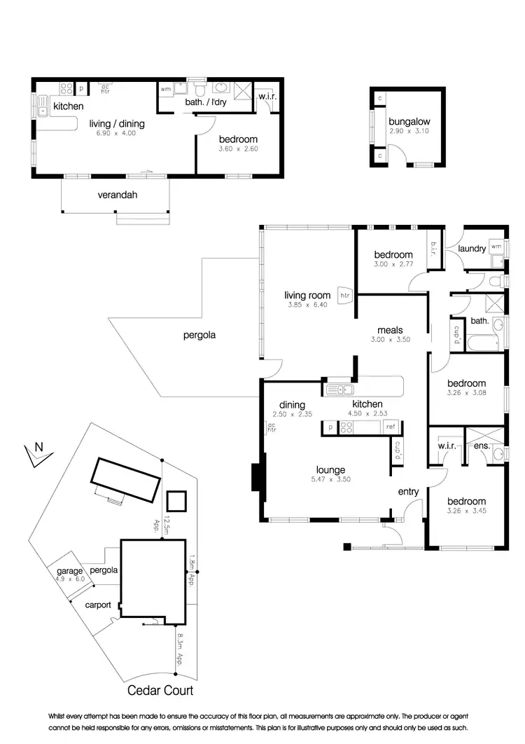 Floorplan of Homely house listing, 7 Cedar Court, Altona Meadows VIC 3028