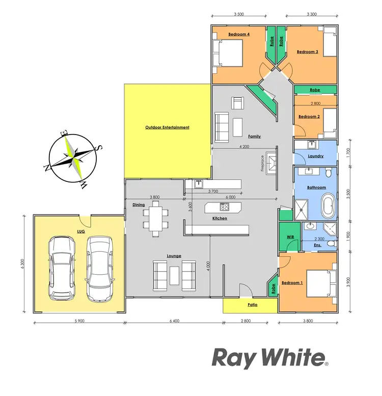 Floorplan of Homely house listing, 52 Iluka Circuit, Taree NSW 2430