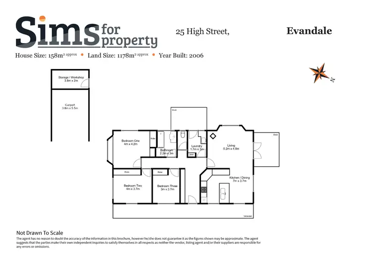 Floorplan of Homely house listing, 25 High Street, Evandale TAS 7212