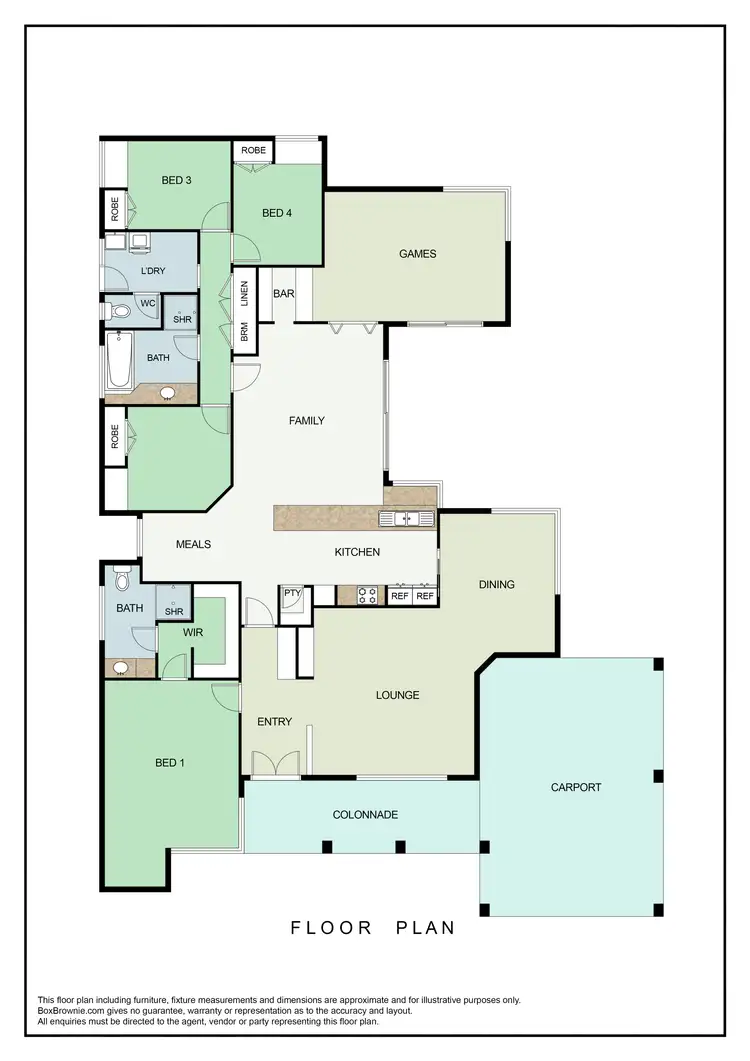 Floorplan of Homely house listing, 8 Whitburn Road, Kingsley WA 6026