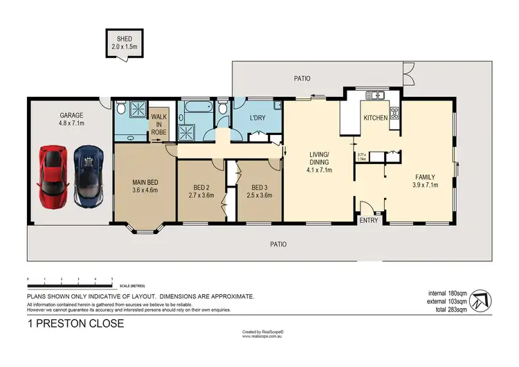Floorplan of Homely house listing, 1 Preston Close, Albany Creek QLD 4035