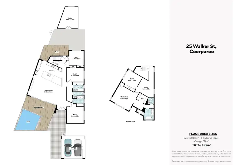 Floorplan of Homely house listing, 25 Walker Street, Coorparoo QLD 4151