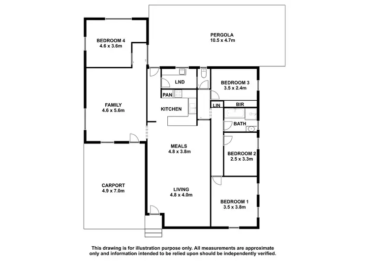 Floorplan of Homely house listing, 12 Third Street, Keith SA 5267