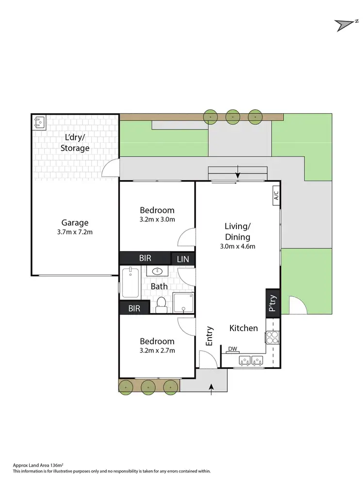 Floorplan of Homely unit listing, 3/135 West Fyans Street, Newtown VIC 3220