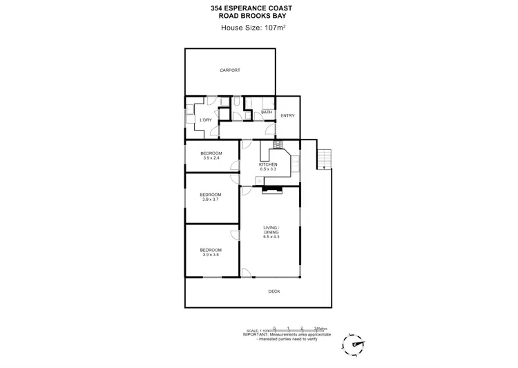 Floorplan of Homely house listing, 354 Esperance Coast Road, Brooks Bay TAS 7116