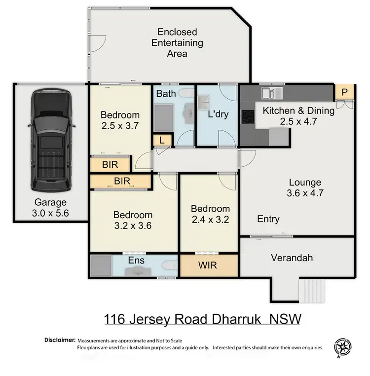 Floorplan of Homely house listing, 116 Jersey Road, Dharruk NSW 2770