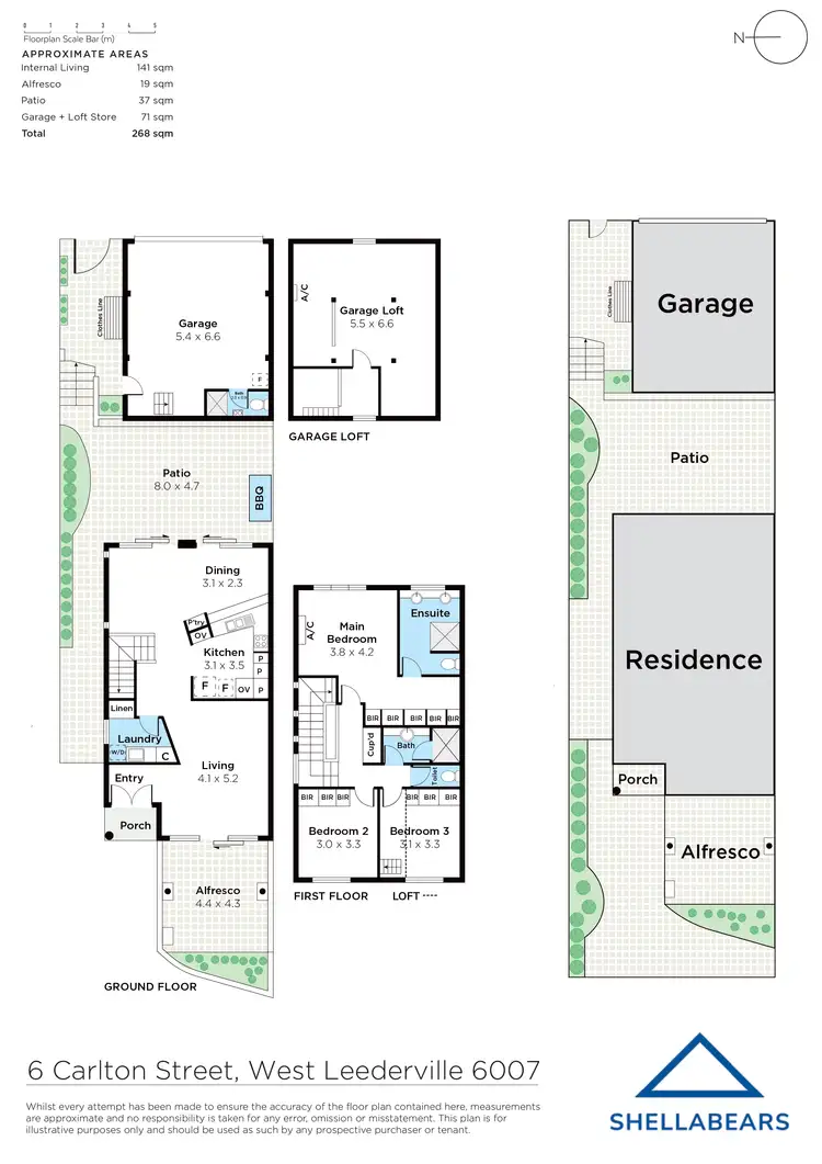 Floorplan of Homely house listing, 6 Carlton Street, West Leederville WA 6007