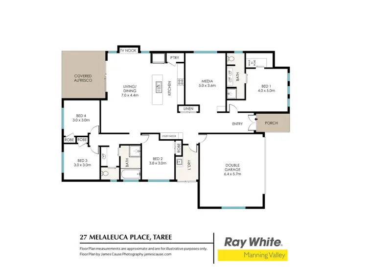 Floorplan of Homely house listing, 27 Melaleuca Place, Taree NSW 2430
