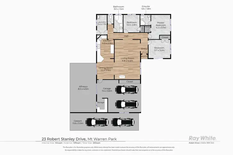 Floorplan of Homely house listing, 23 Robert Stanley Drive, Mount Warren Park QLD 4207