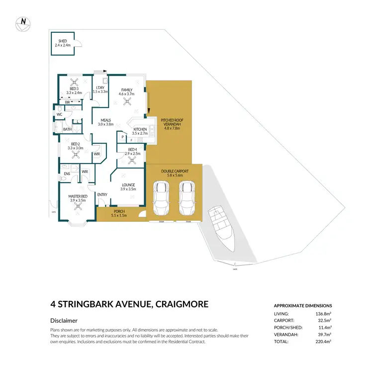 Floorplan of Homely house listing, 4 Stringbark Avenue, Craigmore SA 5114