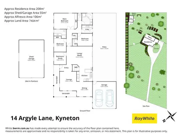 Floorplan of Homely house listing, 14 Argyle Lane, Kyneton VIC 3444